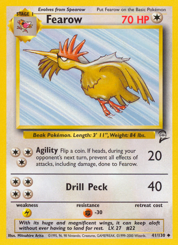 Fearow (41/130) [Base Set 2] Pokémon
