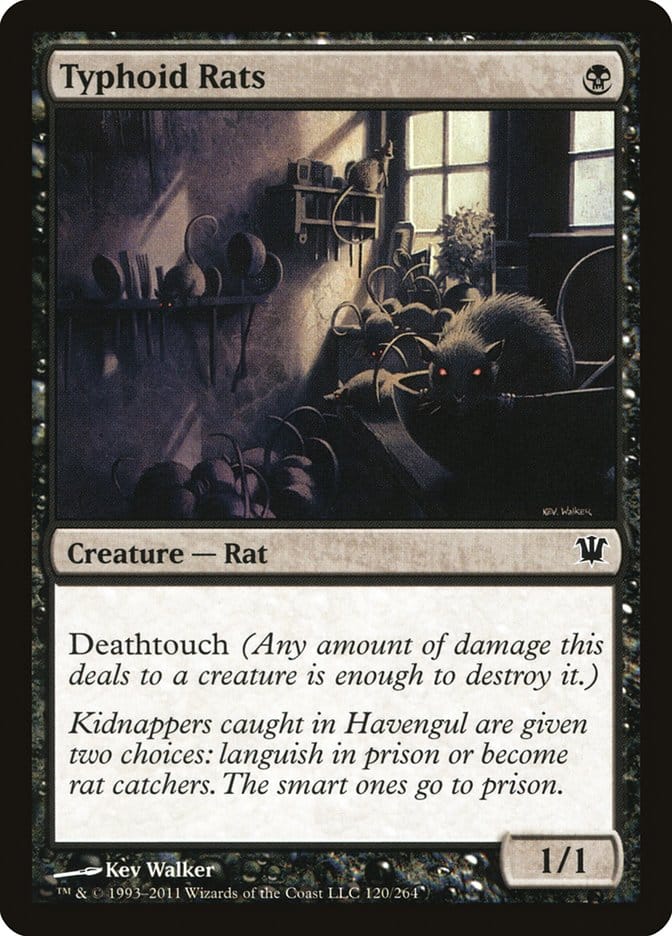 Typhoid Rats [Innistrad] Magic: The Gathering