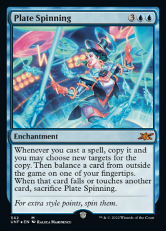 Plate Spinning (Galaxy Foil) [Unfinity] Magic: The Gathering