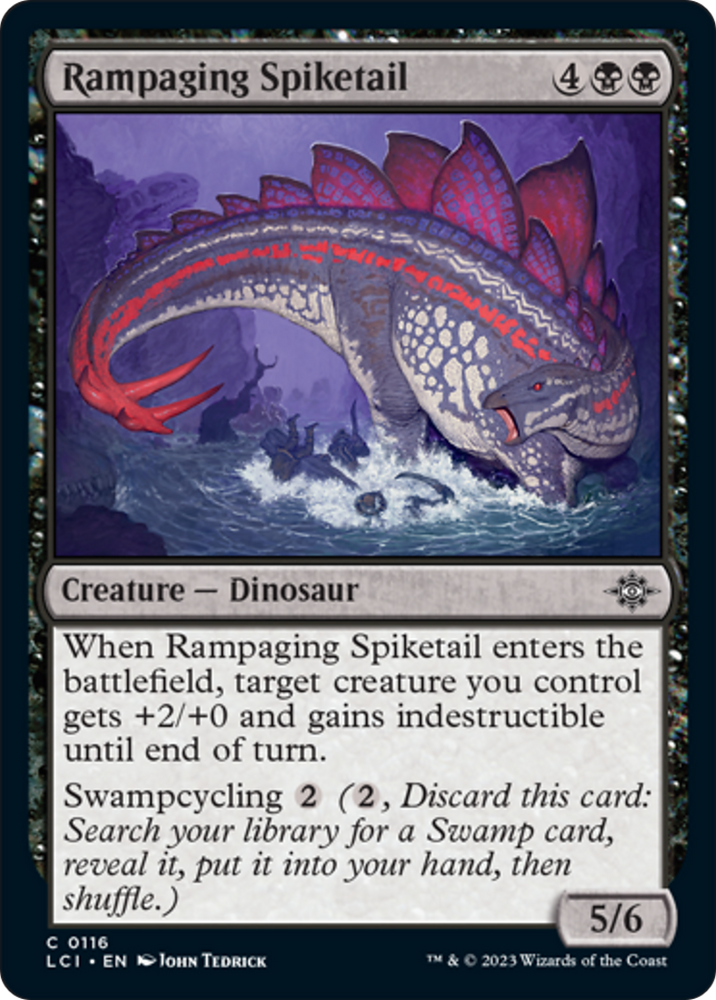 Rampaging Spiketail [The Lost Caverns of Ixalan] Magic: The Gathering