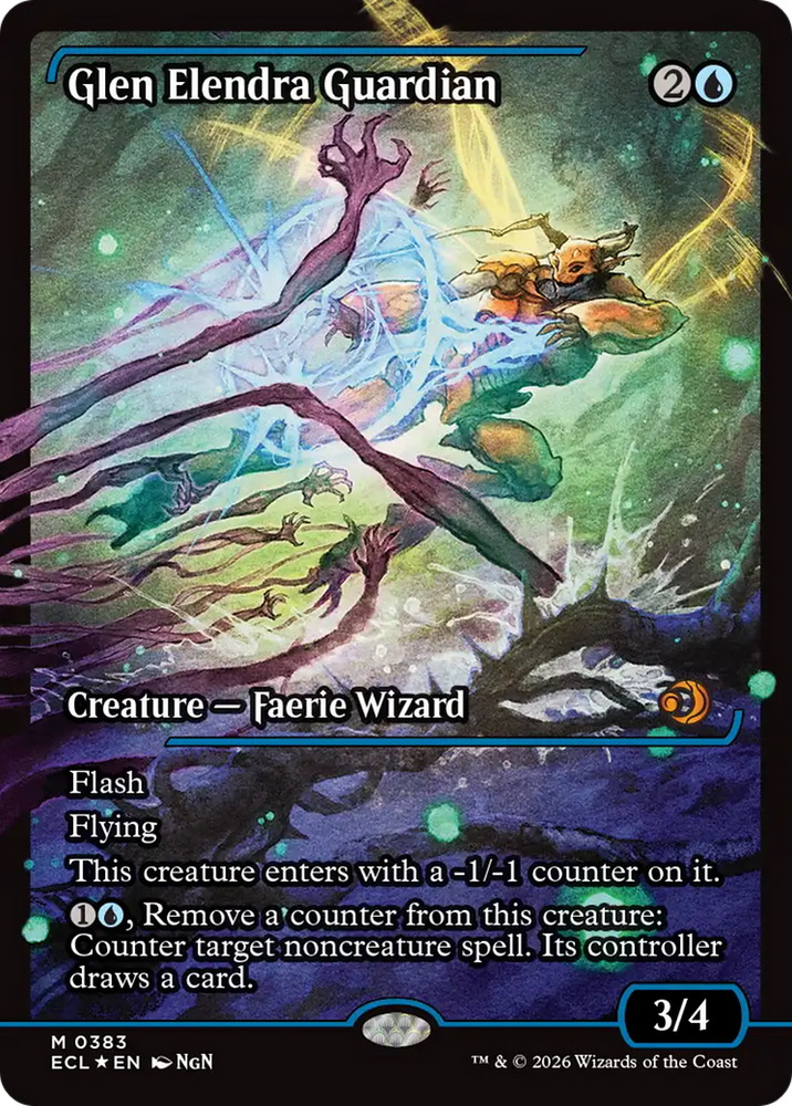 Glen Elendra Guardian (0383) (Showcase) [Lorwyn Eclipsed] Magic: The Gathering