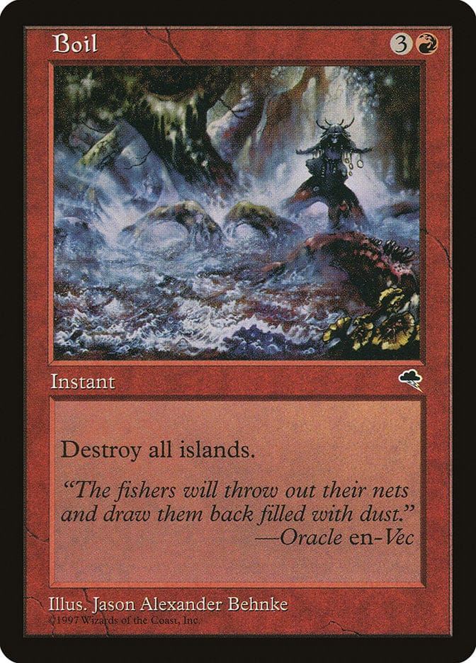 Boil [Tempest] Magic: The Gathering