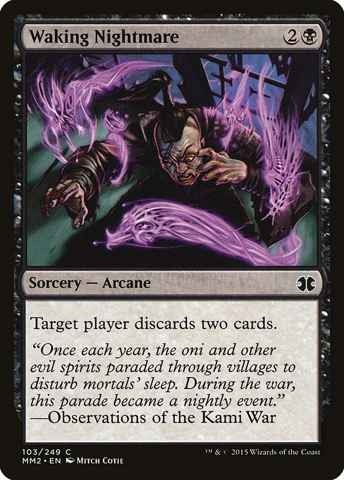 Waking Nightmare [Modern Masters 2015] Magic: The Gathering