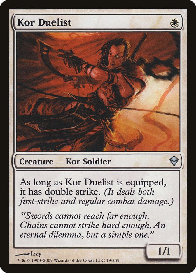 Kor Duelist [Zendikar] Magic: The Gathering