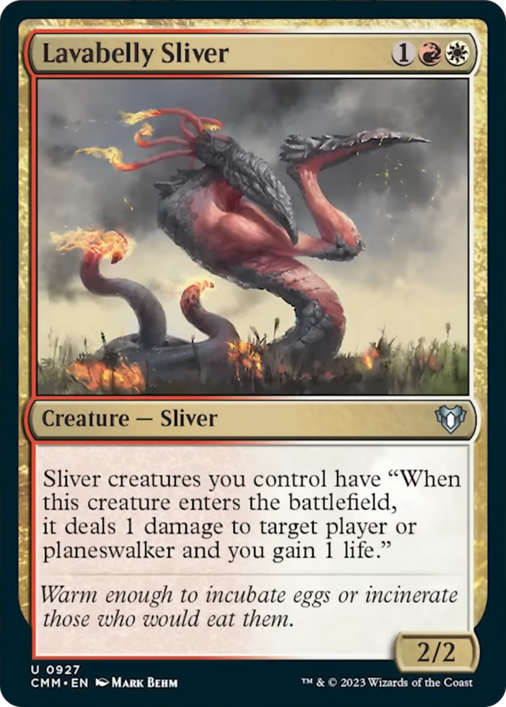 Lavabelly Sliver [Commander Masters] Magic: The Gathering