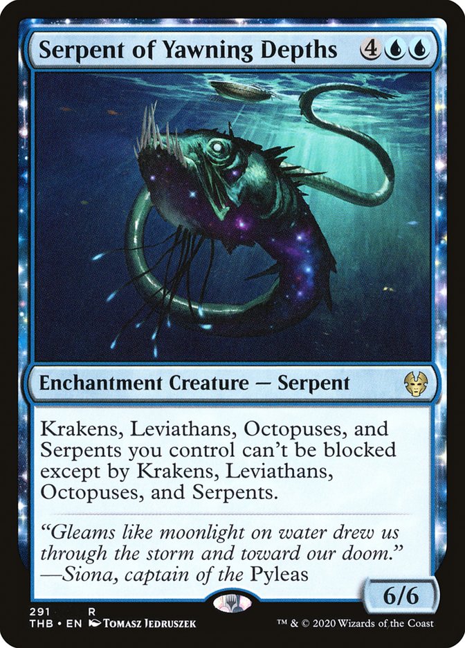 Serpent of Yawning Depths [Theros Beyond Death] Magic: The Gathering