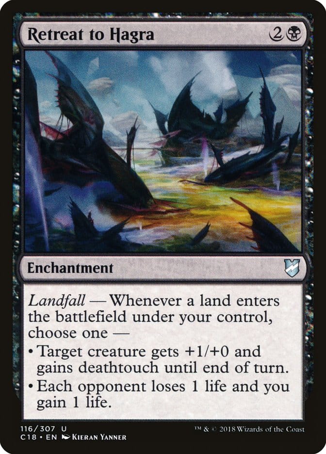 Retreat to Hagra [Commander 2018] Magic: The Gathering