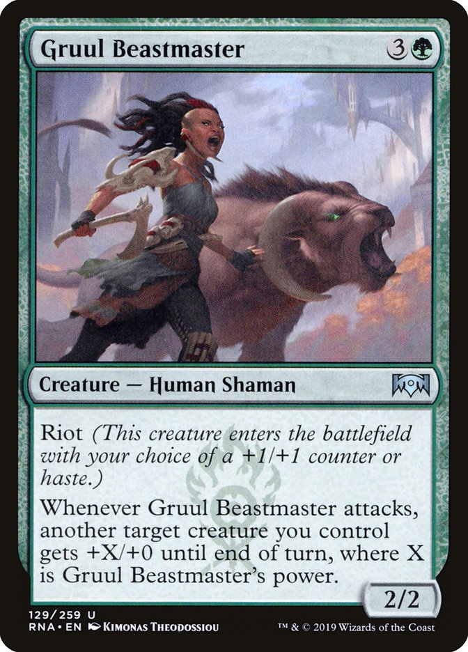 Gruul Beastmaster [Ravnica Allegiance] Magic: The Gathering