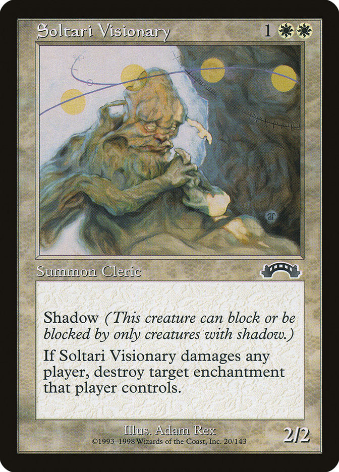 Soltari Visionary [Exodus] Magic: The Gathering