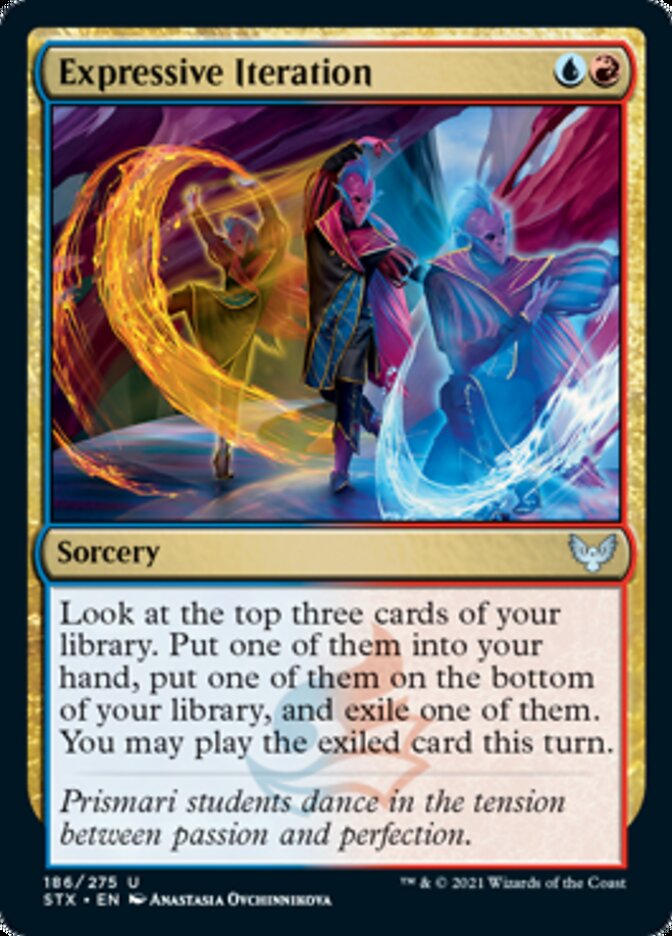 Expressive Iteration [Strixhaven: School of Mages] Magic: The Gathering