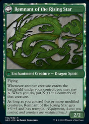 Jugan Defends the Temple // Remnant of the Rising Star [Kamigawa: Neon Dynasty] Magic: The Gathering