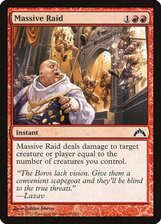 Massive Raid [Gatecrash] Magic: The Gathering
