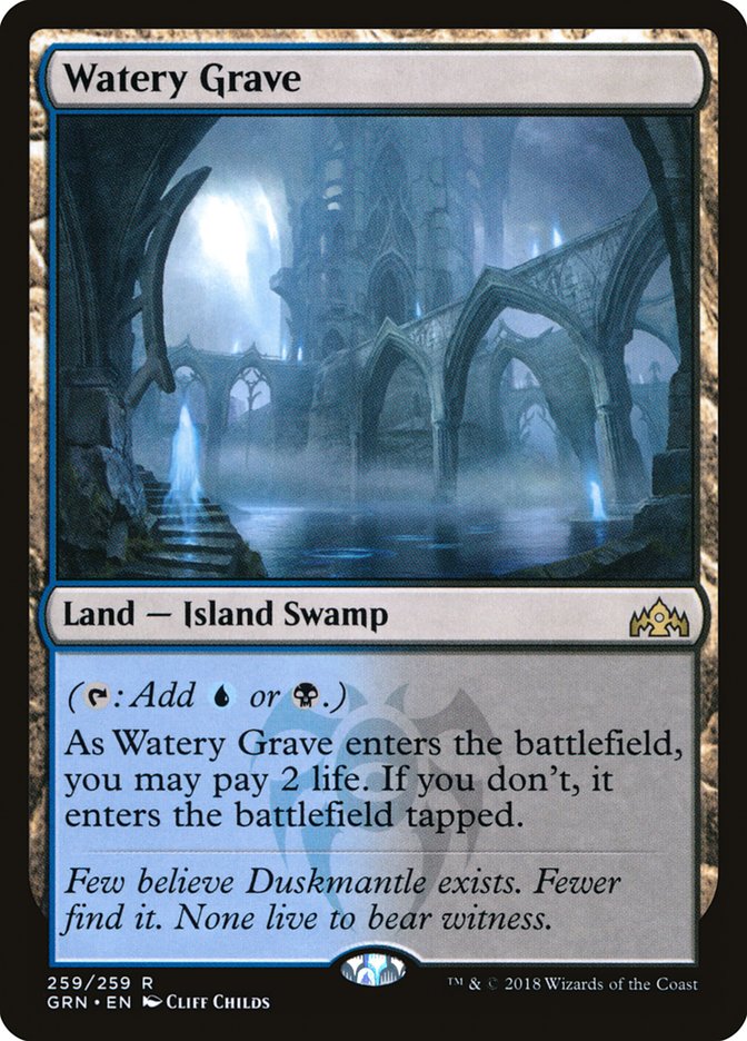 Watery Grave [Guilds of Ravnica] Magic: The Gathering