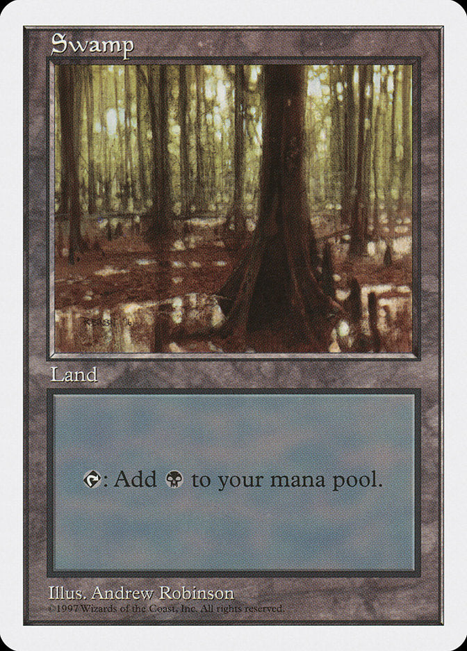 Swamp (439) [Fifth Edition] Magic: The Gathering