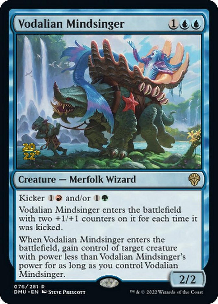 Vodalian Mindsinger [Dominaria United Prerelease Promos] Magic: The Gathering