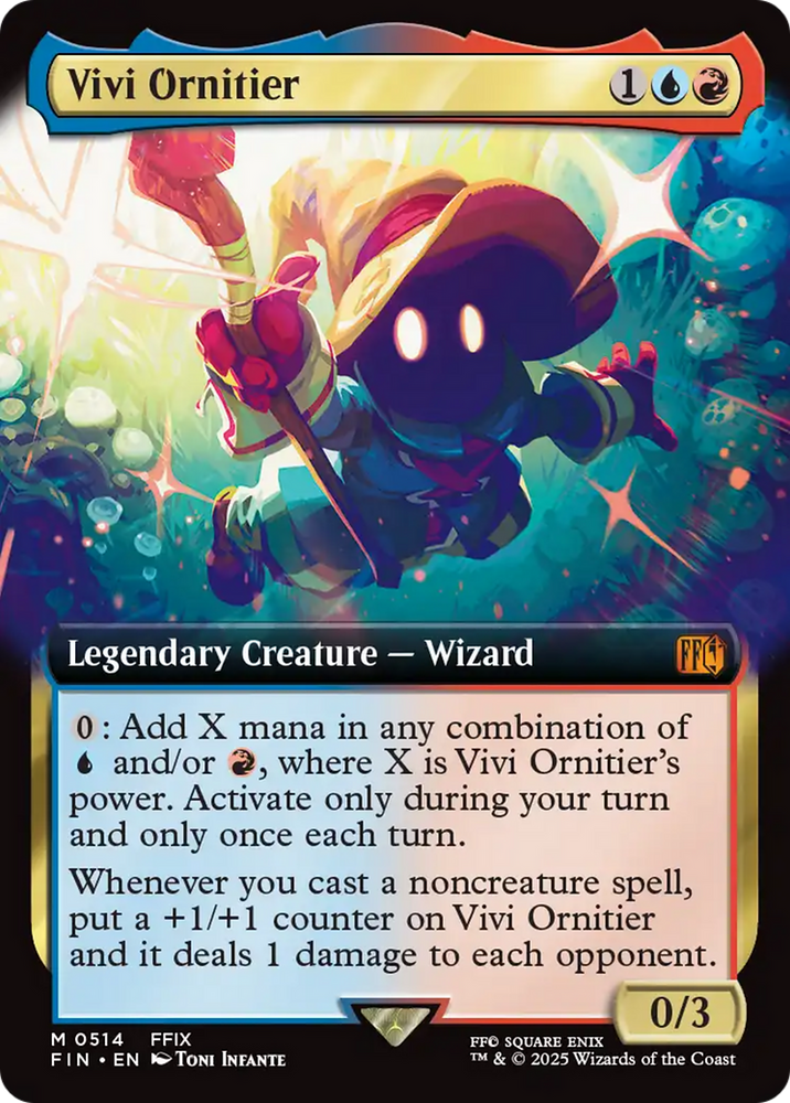 Vivi Ornitier (Extended Art) [FINAL FANTASY] Magic: The Gathering