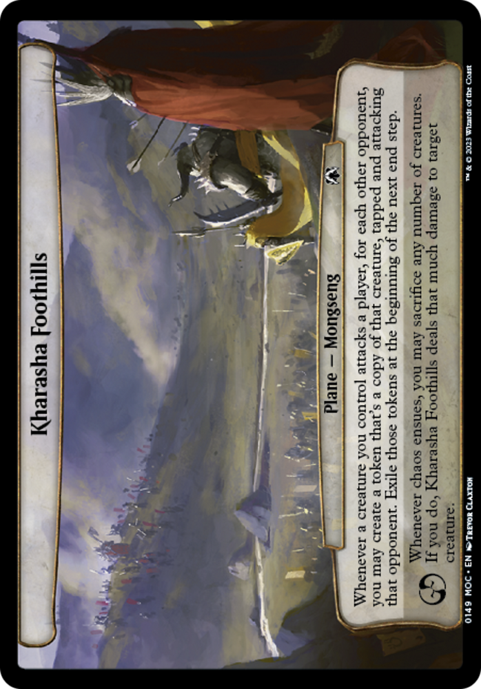 Kharasha Foothills [March of the Machine Commander] Magic: The Gathering