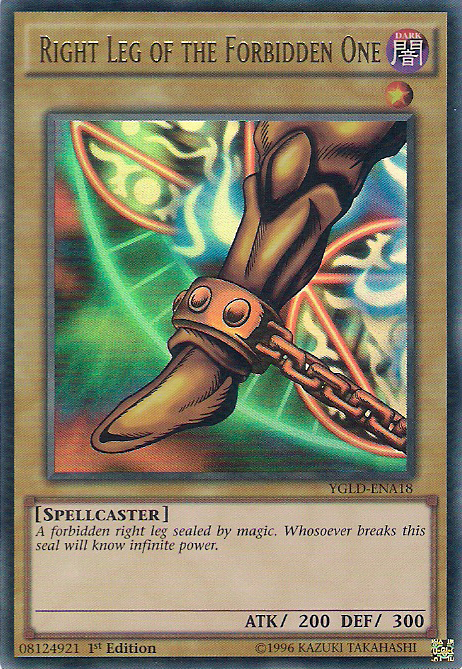 Right Leg of the Forbidden One [YGLD-ENA18] Ultra Rare Yu-Gi-Oh!