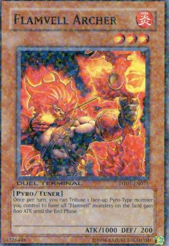 Flamvell Archer [DT01-EN071] Common Yu-Gi-Oh!