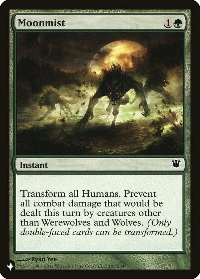 Moonmist [The List] Magic: The Gathering