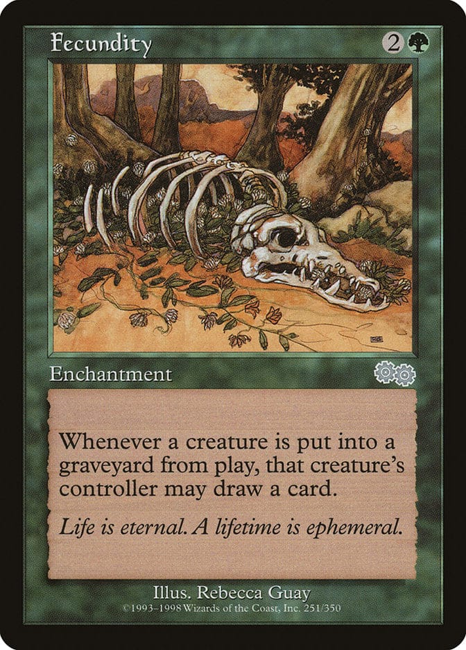 Fecundity [Urza's Saga] Magic: The Gathering