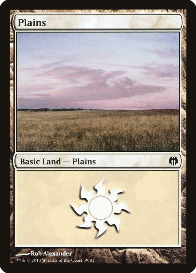 Plains (39) [Duel Decks: Heroes vs. Monsters] Magic: The Gathering