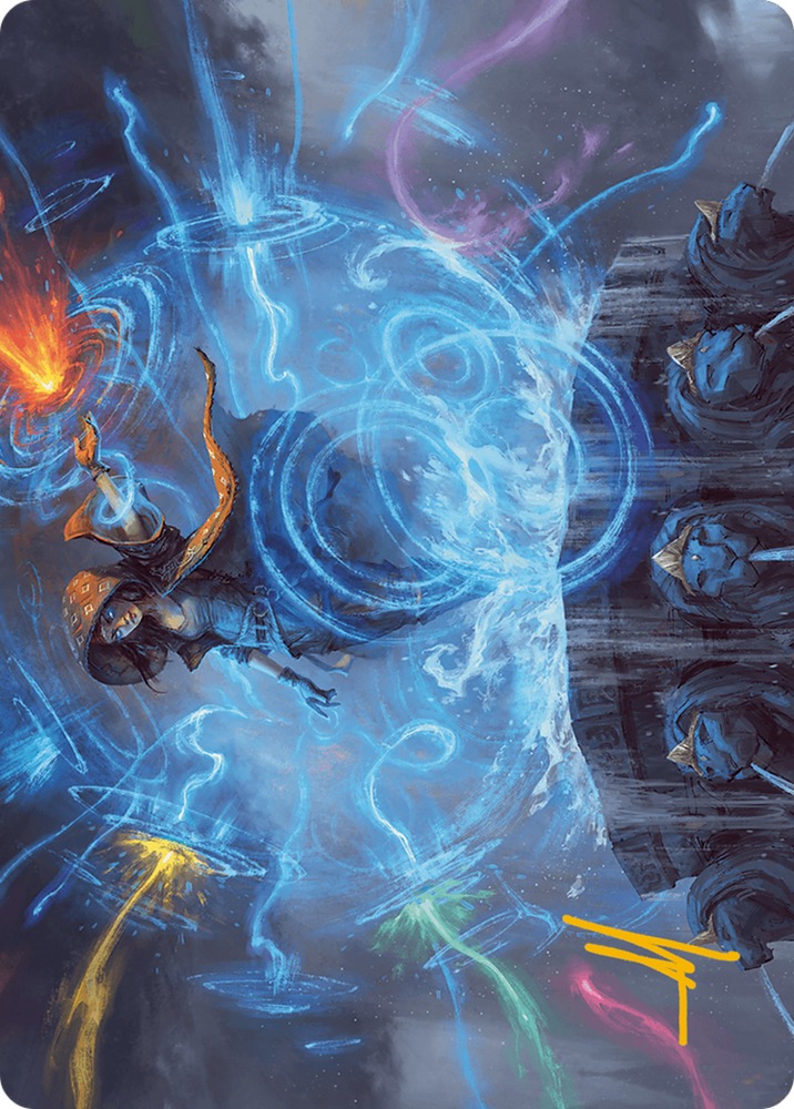 Flusterstorm Art Card (Gold-Stamped Signature) [Modern Horizons 3 Art Series] Magic: The Gathering