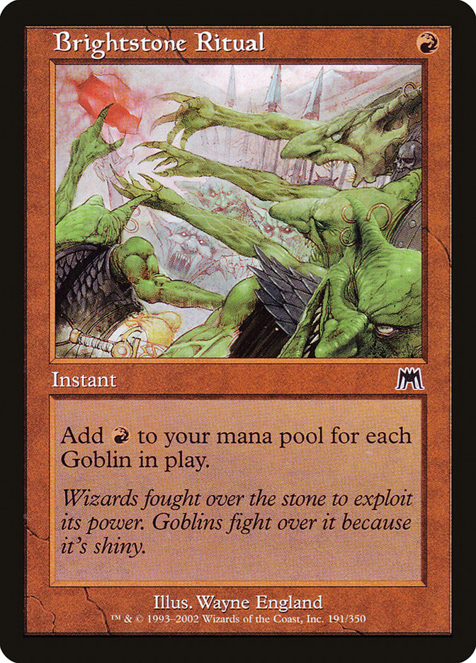 Brightstone Ritual [Onslaught] Magic: The Gathering