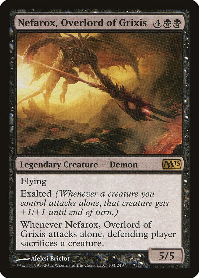 Nefarox, Overlord of Grixis [Magic 2013] Magic: The Gathering