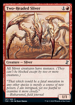 Two-Headed Sliver [Time Spiral Remastered] Magic: The Gathering