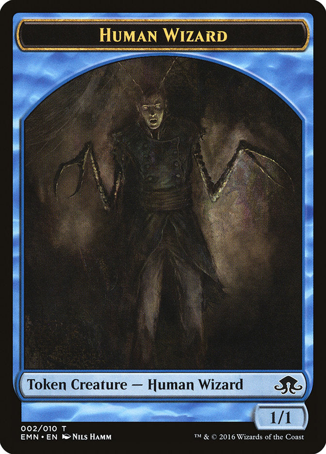 Human Wizard Token [Eldritch Moon Tokens] Magic: The Gathering