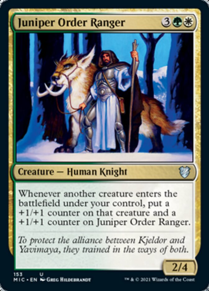 Juniper Order Ranger [Innistrad: Midnight Hunt Commander] Magic: The Gathering