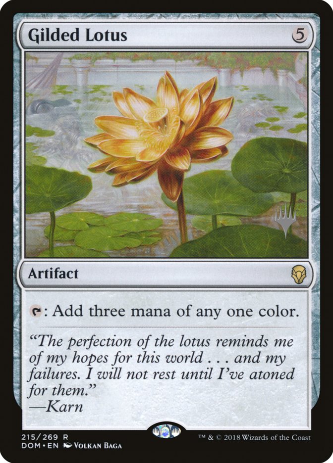 Gilded Lotus (Promo Pack) [Dominaria Promos] Magic: The Gathering