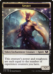 Spirit (023) // Cat Double-Sided Token [Commander 2015 Tokens] Magic: The Gathering
