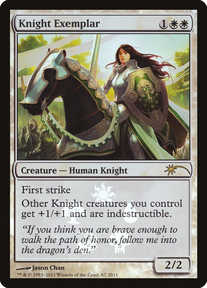 Knight Exemplar [Resale Promos] Magic: The Gathering