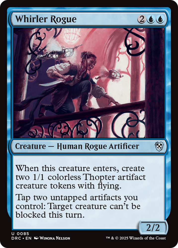 Whirler Rogue [Aetherdrift Commander] Magic: The Gathering