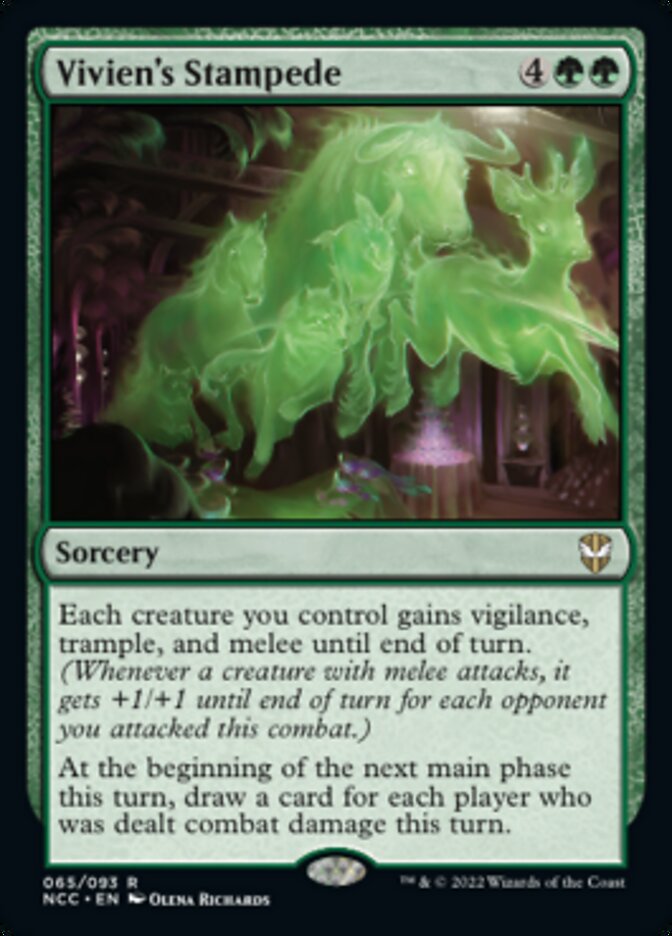 Vivien's Stampede [Streets of New Capenna Commander] Magic: The Gathering