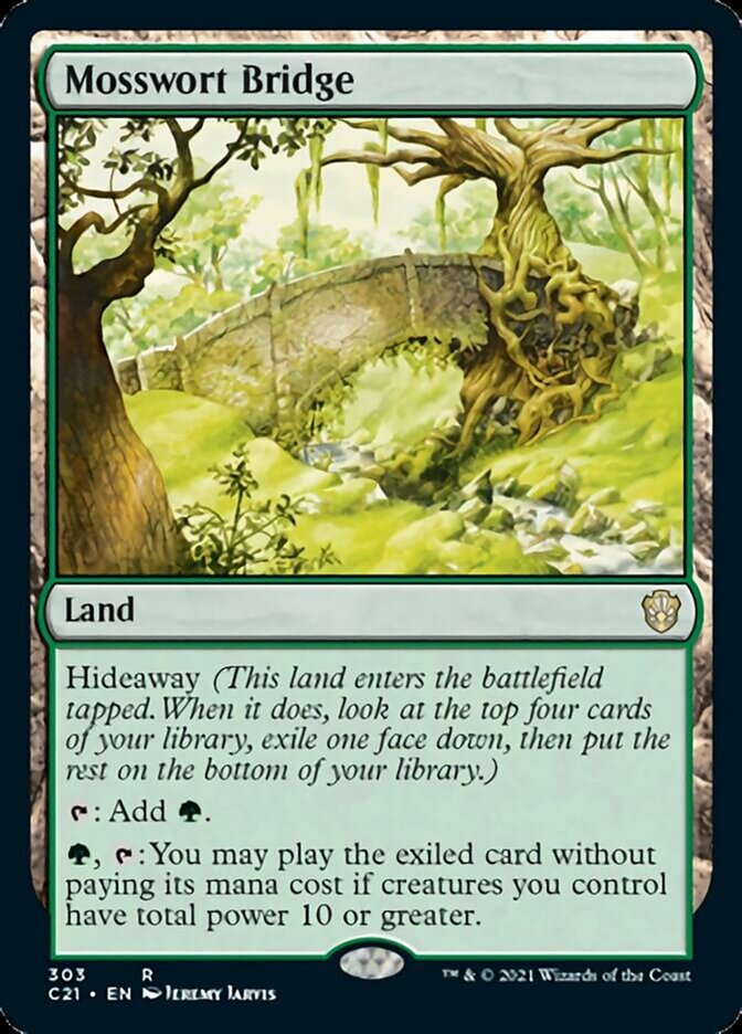 Mosswort Bridge [Commander 2021] Magic: The Gathering