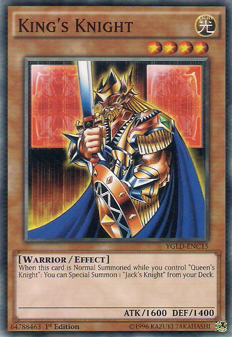 King's Knight [YGLD-ENC15] Common Yu-Gi-Oh!
