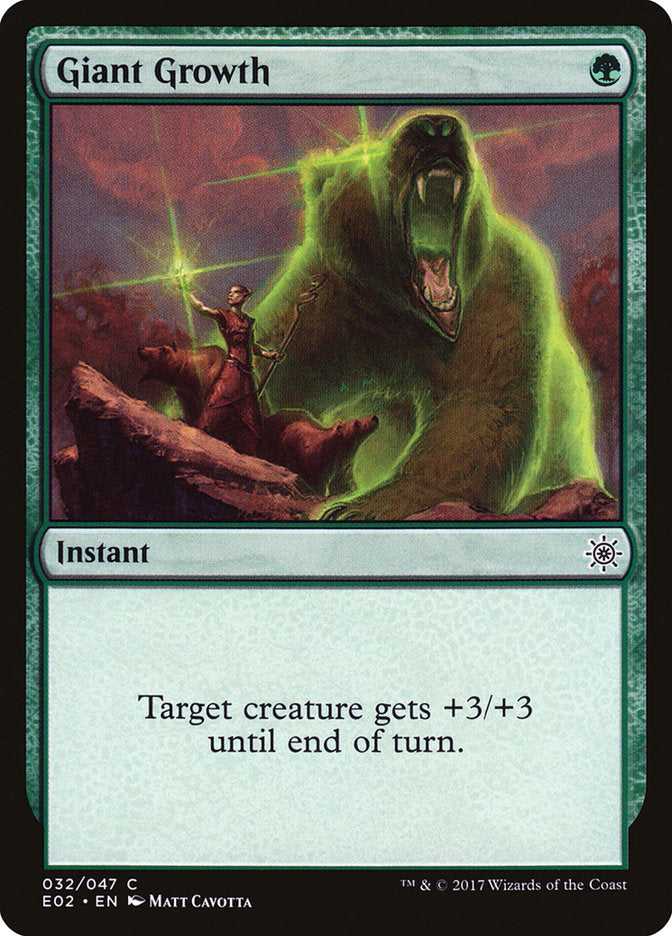Giant Growth [Explorers of Ixalan] Magic: The Gathering