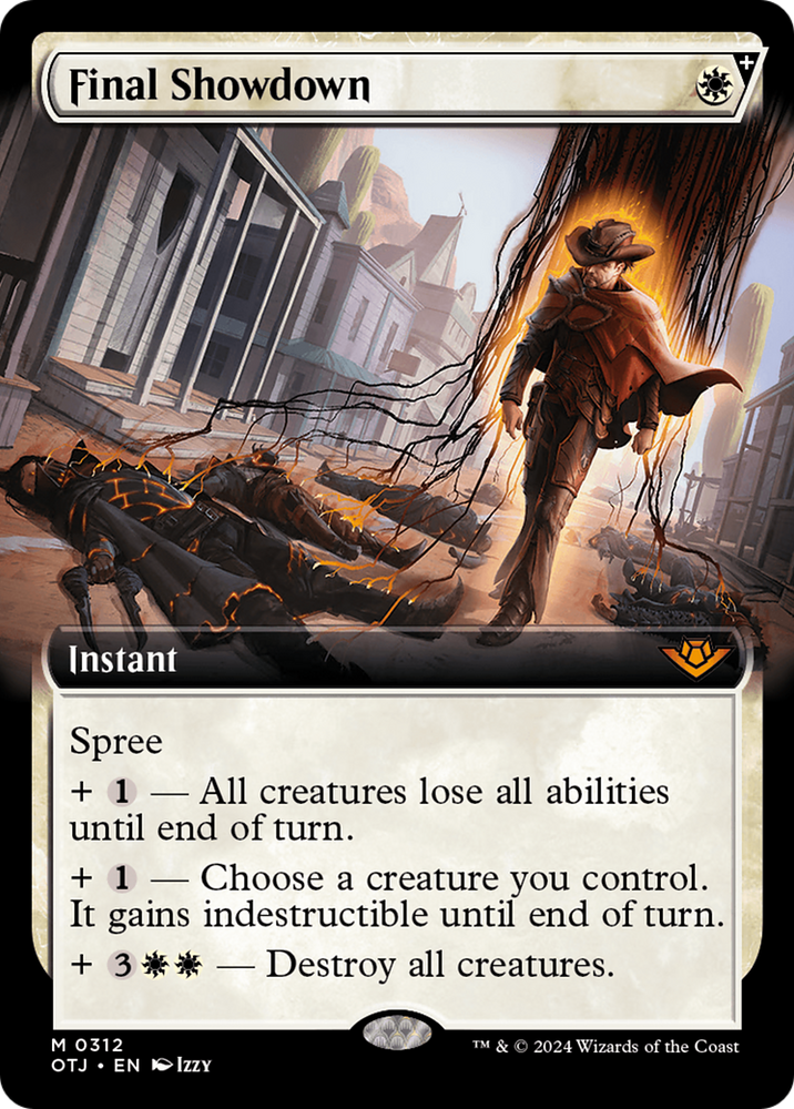 Final Showdown (Extended Art) [Outlaws of Thunder Junction] Magic: The Gathering