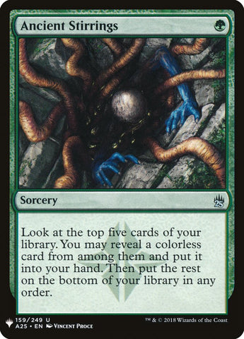 Ancient Stirrings [Mystery Booster] Magic: The Gathering