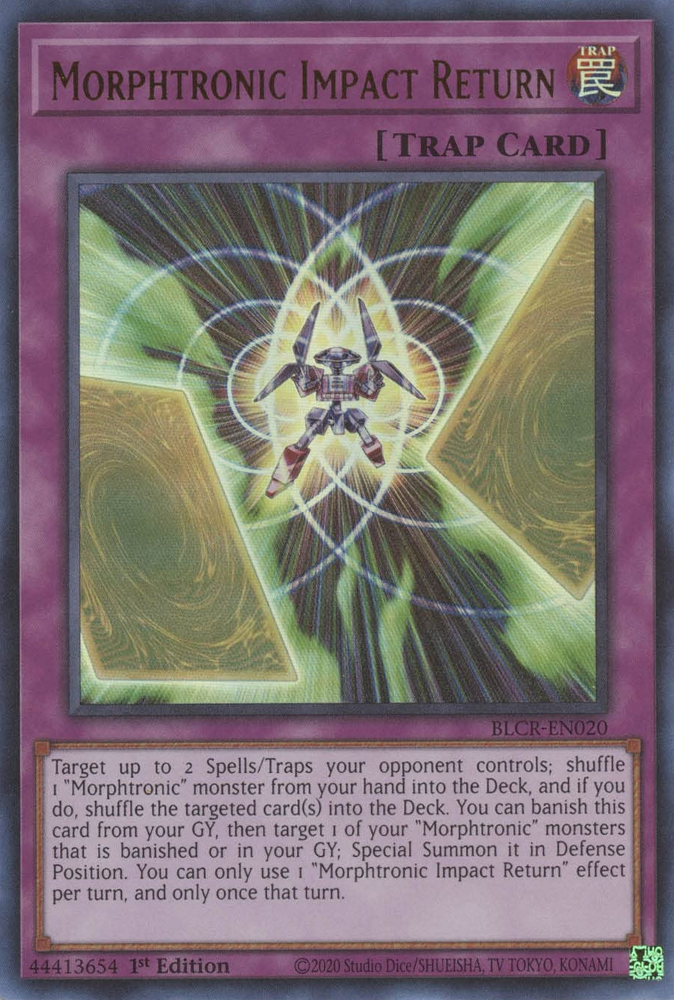 Morphtronic Impact Return [BLCR-EN020] Ultra Rare - Yugioh Cards For Your TCG Needs!