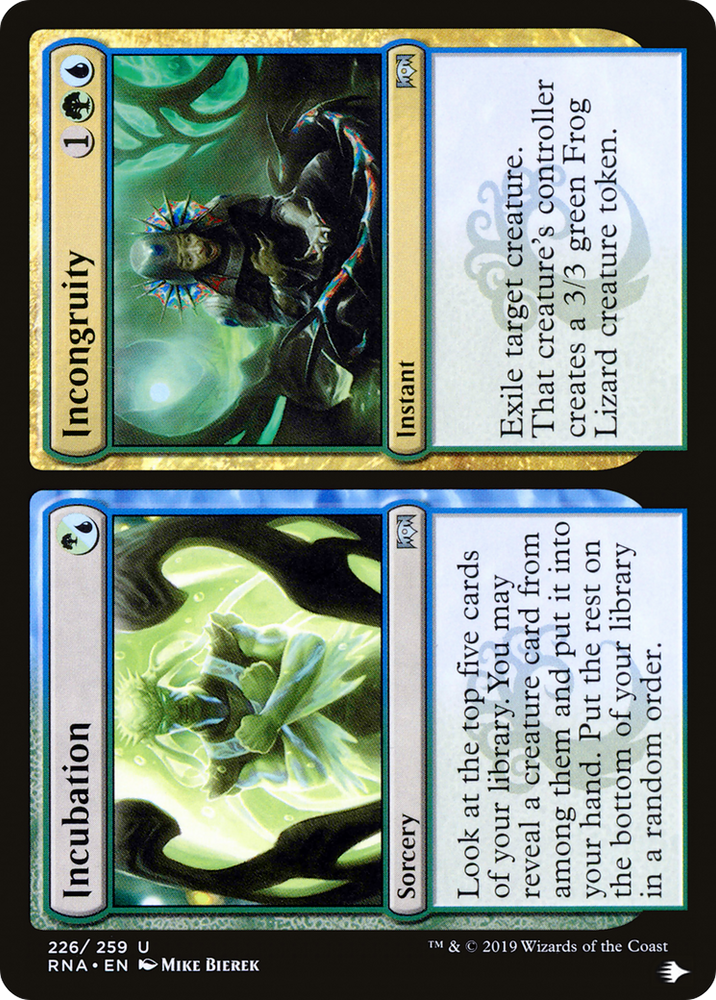 Incubation // Incongruity [The List] Magic: The Gathering
