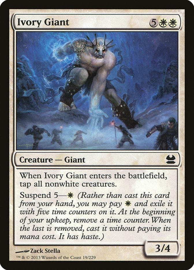 Ivory Giant [Modern Masters] Magic: The Gathering