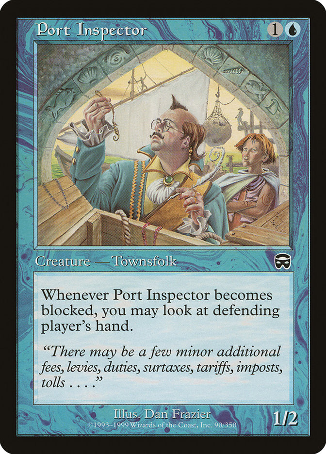 Port Inspector [Mercadian Masques] Magic: The Gathering