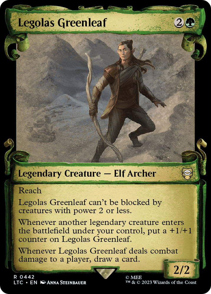Legolas Greenleaf [The Lord of the Rings: Tales of Middle-Earth Commander Showcase Scrolls] Magic: The Gathering