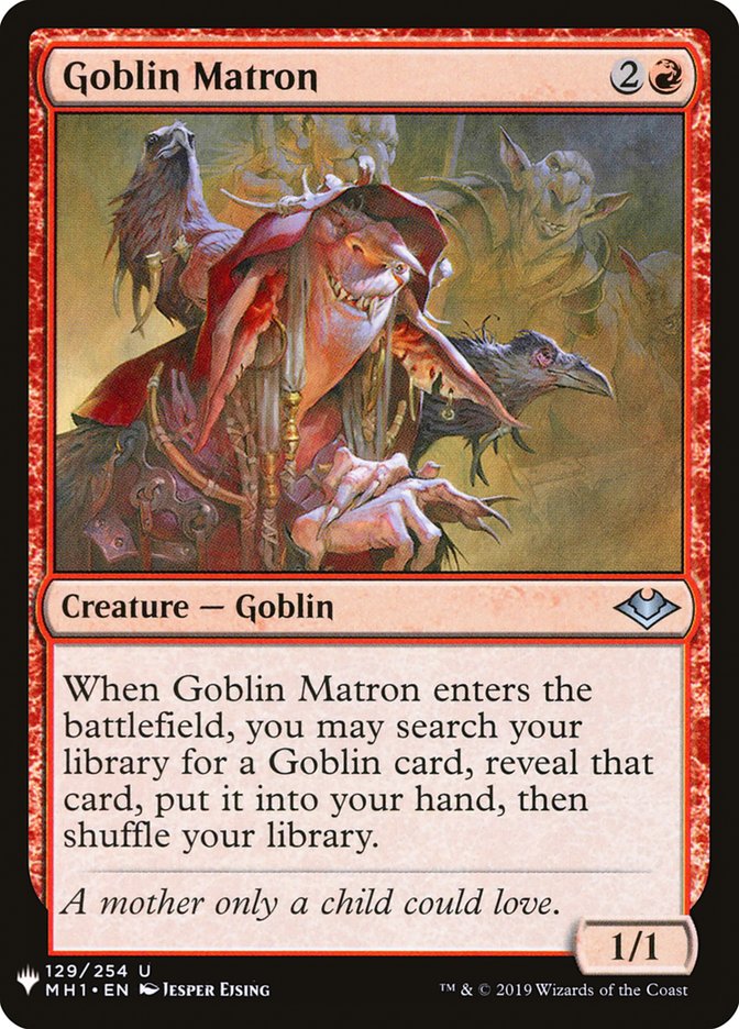 Goblin Matron [Mystery Booster] Magic: The Gathering