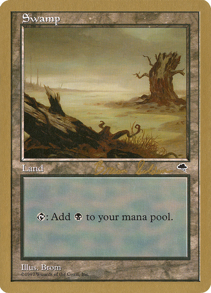 Swamp (bs340) (Brian Selden) [World Championship Decks 1998] Magic: The Gathering