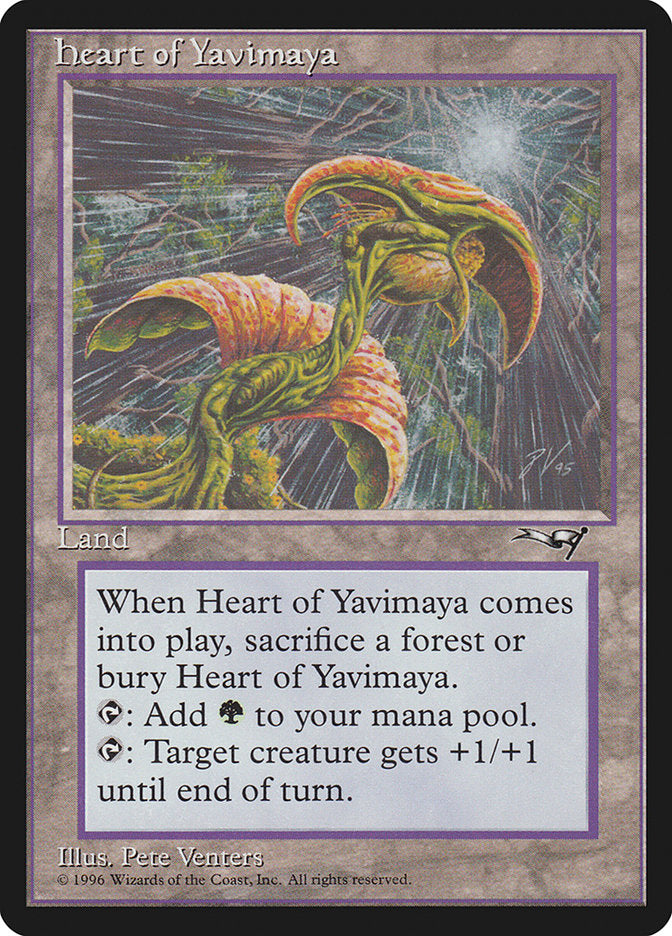 Heart of Yavimaya [Alliances] Magic: The Gathering